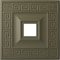 Ekena Millwork Eris Ceiling Medallion (Fits Canopies up to 9 7/8"), 18"W x 18"H x 3 1/2"ID x 1 1/8"P, Spartan Stone CM18ERSSF - alternate 1